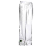 Auténticos Brasileños Capoeira Artes Marciales Pantalones - Unisex/Infantil (Blanco) - 9-10