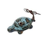 Auténticos instrumentos musicales chinos de cerámica de 6 agujeros para la educación musical y los entusiastas de la cultura, ocarina de ejecución de tono C