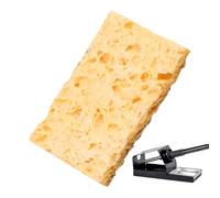 Authentic Cleaning Sponge, Mini Solder Iron Scrub Pad, Heatproof Square with Easy Grip, Welding Sponge Tool, Workshop Pad with Sturdy Build, Electronics Cleaning Accessory for Soldering Tasks