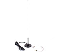 Authentic Genuine Nagoya UT-72 Super Loading Coil 20-Inch Magnetic Mount (Heavy Duty) VHF/UHF (144/430Mhz) Antenna PL-259, Includes Additional SMA Adaptor for BTECH and BaoFeng Handheld Radios