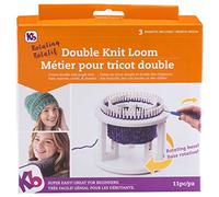 Authentic Knitting Board Telar Giratorio de Doble Punto, KB8300, 52 Clavijas