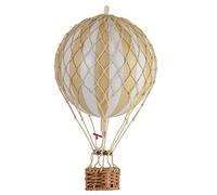 Authentic Models Globo de aire caliente/Globo de modelo - Cesta de Rafia cartón/( - Mano - Diámetro 8 cm - Altura: 20 cm.
