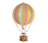 Authentic Models - Globo - Globo decorativo - Globo aerostático - Modelo de globo - Travels Light - Arco iris pastel - Ø 8 cm
