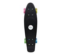 muuwmi Skateboard Fun, Neon Monopatín, Unisex, Negro, Talla única