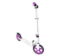 authentic sports & toys GmbH - Muuwmi Scooter de Aluminio, 200 mm, Niñas, 117, Blanco/Morado, Talla única