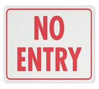 Authorized Personnel Only No Entry Metal Sign 12x8 Inch