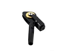 Autilyshop 120 mm Metal caña de pescar punta guía anillo de rodillo único con inserto de cerámica de 4,3 mm para una configuración visual de flujo de línea suave, no requiere extracción de rosca