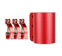 Autilyshop Abrazadera de bloqueo de aleación de aluminio reforzada Abrazadera de bloqueo plegable extendida de liberación rápida para scooter eléctrico Kaabo Mantis10, accesorio de seguridad
