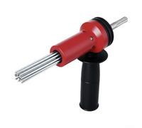 Autilyshop Adaptador de escalador de aguja de martillo eléctrico de vástago SDS, 18 agujas de acero de aleación endurecida, removedor de óxido, limpiador de hormigón, herramienta de preparación de