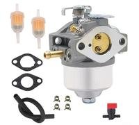 Autilyshop AM122006 Kit de carburador para cortacésped Gator 4x2 6x4 para AM18740 AM121391 PC2387 32429 32256 32414 Construcción de acero incluye juntas de montaje apagado de combustible V
