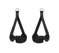 Autilyshop Asas de ejercicio resistentes con agarre ergonómico antideslizante y hebilla de conexión rápida para máquinas de cable de gimnasio en casa, entrenamiento de fuerza, bíceps, tríceps