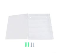 Autilyshop Caja de almacenamiento de monedas redonda de acrílico transparente para insignias, gran capacidad, capacidad para 45 monedas, estante extraíble de 40 mm, se adapta a monedas conmemorativas