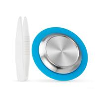 Autilyshop Cápsula de café reutilizable de acero inoxidable para máquina de café Zenius, juego de cápsulas recargables ecológicas con cuchara, pinzas, cepillo y embudo dosificador para crema rica Br(b