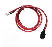 Autilyshop Conector de 45 A a terminal de junta tórica, cable de batería de cobre estañado de 10 AWG, baja resistencia para un flujo de corriente estable en panel solar, estación de energía portátil y