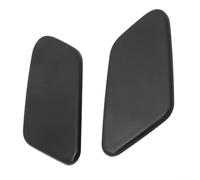Autilyshop Cubierta de boquilla de arandela de faro ABS negro parachoques delantero montado en spray de agua de limpieza para C8 2002 y posteriores OEM 6438K7 incluye dos Qui resistentes al desgaste