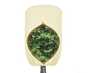 Autilyshop Cubierta para plantas en forma de cúpula, protección contra heladas de invierno, tela no tejida, resistente a la intemperie, protector de arbustos y árboles frutales en maceta con