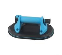 Autilyshop Elevador manual de ventosa para azulejos de vidrio y placas de metal, capacidad de carga de 200 kg, goma triple sellado, 247 mm de diámetro, azul y negro, cámara de vacío industrial (caja