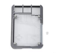 Autilyshop Funda protectora ligera de acrílico de cinco capas para Raspberry Pi 5 con refrigeración activa para disipador de calor oficial y ventilador, puertos fáciles, ajuste de precisión, diseño