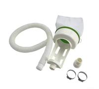 Autilyshop Juego de bolsas de filtro de malla fina para piscina con conector de manguera para una limpieza eficiente de hojas y escombros, material de PVC, fácil instalación para sobre el suelo y