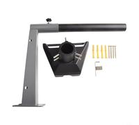 Autilyshop Kit adaptador de montaje de tubo para Starlink con tubo redondo de 450 mm, resistente a la intemperie, aleación de aluminio, montaje en poste para postes de 25 mm a 53 mm de diámetro, fácil