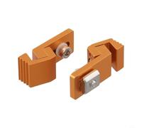 Autilyshop Kit de abrazadera de placa de presión lateral CNC con abrazaderas de sujeción en T de perfil bajo en aluminio 6063 de grado aeronáutico de 55 x 22 x 19 mm para fresadora CNC3018