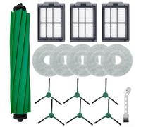 Autilyshop Kit de accesorios para robot aspirador Roomba Plus 405 y 505 con cepillo de goma multisuperficie, cepillos laterales, paños de fregona, filtros y cepillo de limpieza para Eff