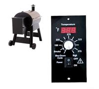 Autilyshop Kit de panel de control de termostato digital para parrillas de pellets Traeger BAC236 con control de temperatura actualizado, perilla grande, visualización fácil de leer, ciclo de apagado
