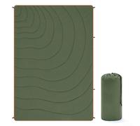 Autilyshop Manta impermeable de camping gruesa y cálida para senderismo, picnic, playa, festival, grande, 55 x 79 pulgadas, ligera, portátil, plegable, para 2-4 personas