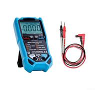 Autilyshop Multímetro digital inteligente MT-40 de 4000 cuentas, voltaje CA CC de hasta 600 V con detección de cable vivo NCV, prueba de diodo de resistencia de capacitancia y pantalla LCD