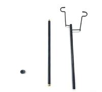 Autilyshop Patas de mesa de camping de aleación de aluminio, eslabones de conexión para mesas de camping IGT de 30 a 60 cm, piezas de repuesto ajustables y ligeras, juego de 4 piezas negras (marco de