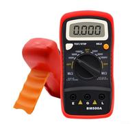 Autilyshop Probador digital de resistencia de aislamiento 1000 V megohm metro BM500A con doble aislamiento alarma de alto voltaje salida de tres voltajes 0 a 2000 megaohms gama diseño compacto electr