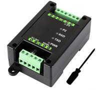 Autilyshop Repetidor de adquisición de datos RS485 aislado de grado industrial RS485 en riel DIN, 300 bps a 460800 bps, velocidad de baudios DC5V a 36V, compatible con 32 nodos para entornos hostiles