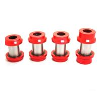 Autilyshop Rodamiento de agujas de punto de giro del buje del pedalier del marco del pedalier para SRAM FOX aleación de aluminio tornillo M8 plata rojo 22MM 22.2MM 23.9MM 24.7MM 25.4MM 30MM (22.2mm)