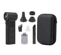 Autilyshop Soplador de aire eléctrico inalámbrico con motor sin escobillas de 140000 rpm, 52 m s, fuerte flujo de aire de 8000 mAh, batería recargable, compacta, portátil, ABS para detalles