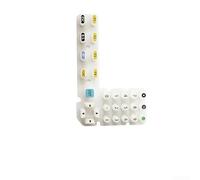 Autilyshop Teclado de plástico con pantalla LCD de silicona suave para modelos de estación Total TS02 TS06 TS15 GM52 IM52 ES602G GTS1002 N2 N5 K2 NiK reemplazo para equipos de topografía Mai (C)