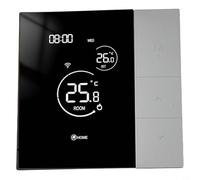 Autilyshop Termostato WiFi programable de control de temperatura ForTuya y vida para calefacción hidráulica por suelo radiante, material ABS de bajo consumo negro (1)