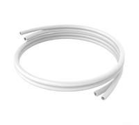 Autilyshop Tubo de manguera de agua de entrada y drenaje 15 m PE Material de doble manguera Instalación de herramientas Conexión segura de agua potable para sistema purificador de agua eSpring Whit