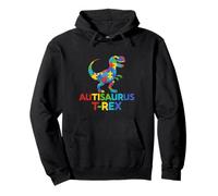 Autisaurus T-Rex - Rompecabezas de Dinosaurio para concienciación sobre el Autismo para niños Sudadera con Capucha