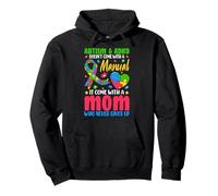 Autism and ADHD Doesnt Come with A Manual It Come with A Mom Sudadera con Capucha