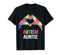 Autism Auntie It's Ok To Be Different Mes de Concientización sobre el Autismo Camiseta