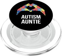 Autism Auntie It's Ok To Be Different Mes de Concientización sobre el Autismo PopSockets PopGrip para MagSafe