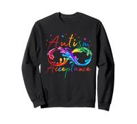 Autism Awareness Acceptance Month Infinity Symbol Sudadera
