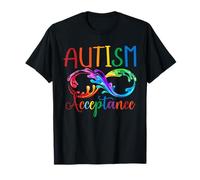 Autism Awareness Acceptance Month Infinity Symbol Tee Camiseta