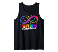 Autism Awareness Acceptance Shirt Infinity Symbol Man Women Camiseta sin Mangas