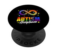 Autism Awareness Acceptance Shirt Infinity Symbol Man Women PopSockets PopGrip Adhesivo