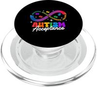 Autism Awareness Acceptance Shirt Infinity Symbol Man Women PopSockets PopGrip para MagSafe