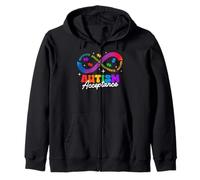 Autism Awareness Acceptance Shirt Infinity Symbol Man Women Sudadera con Capucha