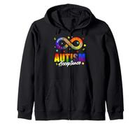 Autism Awareness Acceptance Shirt Infinity Symbol Man Women Sudadera con Capucha