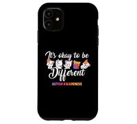 Autism Awareness Cat It’s Ok to Be Different Finny Autistic Carcasa para iPhone 11