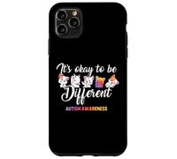 Autism Awareness Cat It’s Ok to Be Different Finny Autistic Carcasa para iPhone 11 Pro MAX